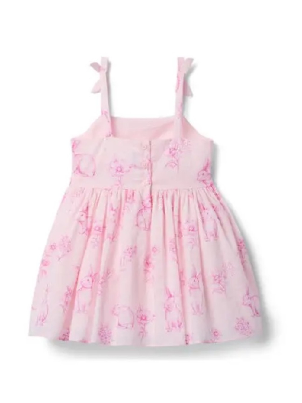 Janie and Jack bunny bouquet dress size 7 girls